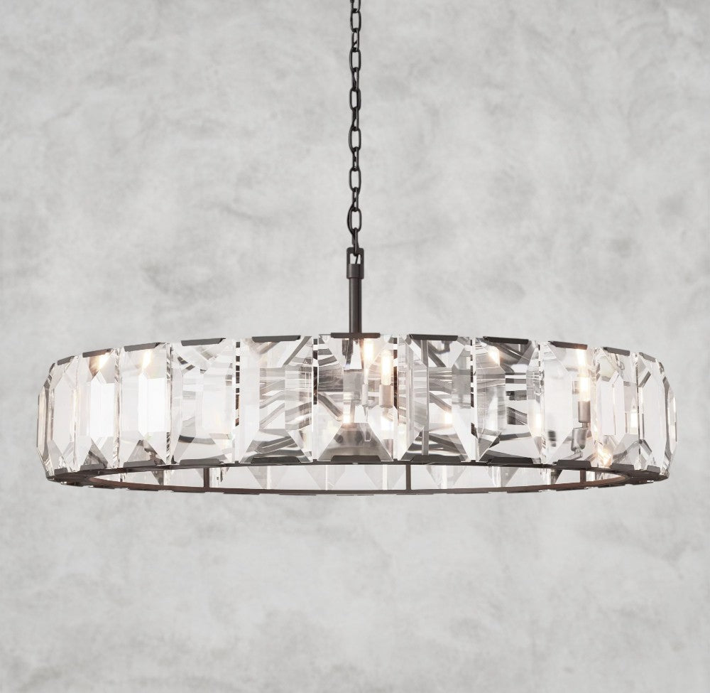 Harlow Crystal Round Chandelier 19", 31", 43", 60"